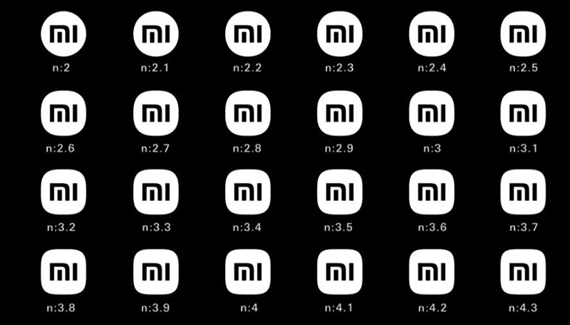 小米logo图片高清黑色图片