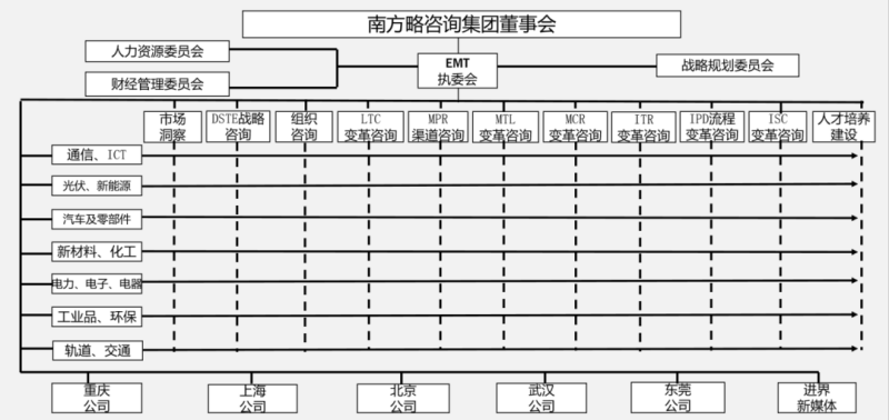 南方略咨询集团组织架构 南方略咨询集团组织架构